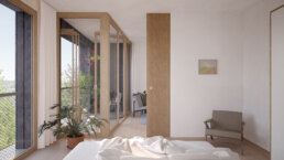 Ansicht Wohnung Neubau Sihlsana